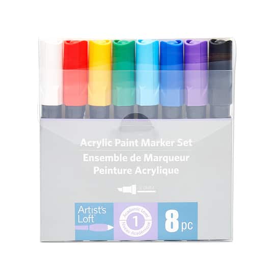 Chisel Tip 8 Color Paint Marker Set by Artist&#x27;s Loft&#x2122;